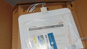 lot 230 image: Winegard - FlatWave Non-Amplified Indoor HDTV Antenna - BlackWhite 615798400767