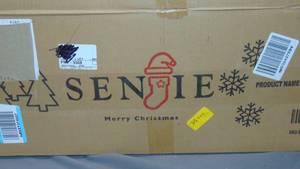 lot 236 image: Senjie Artificial Christmas Tree  Flocked Snow Trees  6 Foot