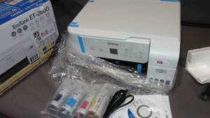lot 252 image: Epson EcoTank ET-2803 Wireless Color All-in-One Cartridge-Free Supertank Printer with Scan, Copy 010343957893