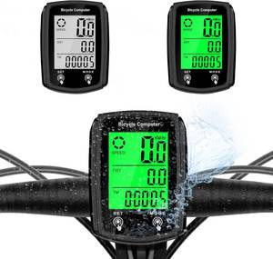 lot 78 image: Bike Computer and Bicycle Odometer Wired KMH Bike Speedometer with Automatic Wake-Up Cycling Speed Tracker LCD Display & Single Mileage & Multi-Functions & Calories Statistics Accessories