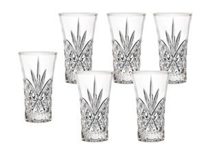 lot 104 image: Dublin Crystal Vodka Shooters, Set of 6