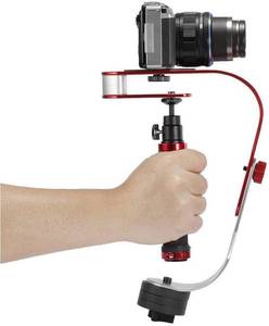 lot 124 image: PRO Video Camera stabilizer for GoPro, Smartphone, Canon, Nikon - or Any Camera up to 2.1 lbs