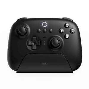 lot 130 image: 8Bitdo Ultimate Bluetooth Controller with Charging Dock, Wireless Pro Controller with Hall Effect Sensing Joystick, Compatible with Switch, Windows and Steam Deck (Black)
