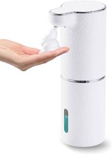 lot 131 image: LAOPAO Soap Dispenser, Automatic Foaming Hand Soap Dispenser Touchless Foam Soap Dispenser Rechargeable Bathroom Countertop Soap Pump for Kids Xmas Gift 300ml