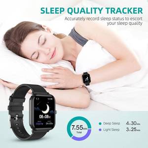 lot 165 image: Smart Watch, Fitness Tracker with 24 Sports Modes, 5ATM Swimming Waterproof, Monitor Step Calorie Counter, 1.7 Touchscreen Smartwatch Fitness Watch for Android iPhone