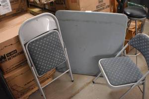 Folding chairs and Table