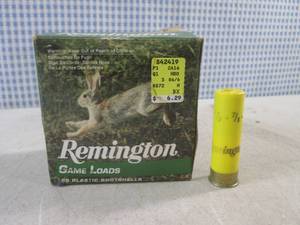 (EC1) Box 25 Rounds Remington 20 Gauge Game Loads 2 34 6 Shot