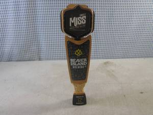 (FS) Beaver Island Brewing Sweet Miss Chocolate Oatmeal Milk Stout Beer Tap Handle - 10 14