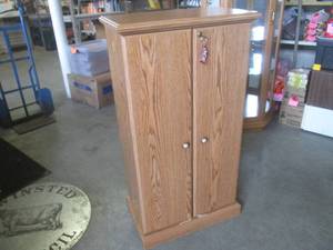 (FRNT) Locking Storage Cabinet with Key 44 H x 23 12 W x 14 D