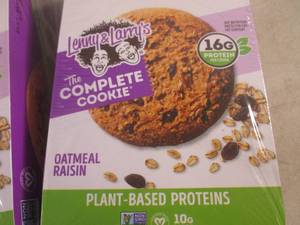 (B-1) 2 Boxes of 12 Large Lenny &amp Larrys Oatmeal Raisin Cookies Past Date