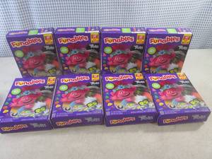 (B-3) 8 Boxes Funables Trolls Fruit Flavored Snacks Past Date