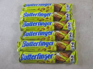 (B-1) 6 Butterfinger 2pc Share Packs Best by Jan 2024