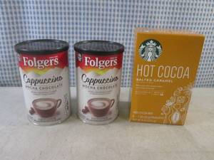 (B-3) 2 Cappuccino Mix and 1 Hot Cocoa Mix Past Date