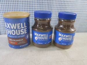 (B-3) 3 Maxwell House Coffee Past Date