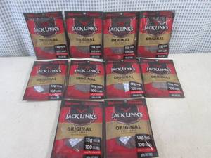 (B-1) 10 Bags Jack Links Original Beef Jerky Past Date