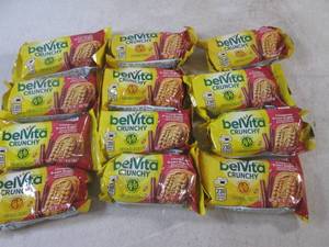 (B-2) 12 Packs of Belvita Cinnamon Brown Sugar Breakfast Biscuits Best by Jan 2024