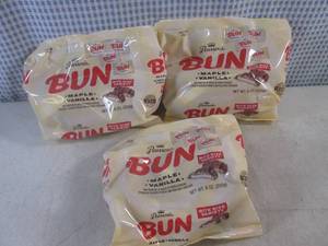 (C-2) 3 Bags Bite Size Bun Maple Vanilla Candy Best by Feb 2024