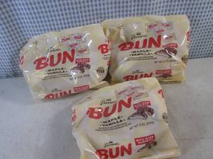(C-2) 3 Bags Bite Size Bun Maple Vanilla Candy Best by Feb 2024