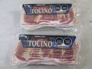 (FRZ) 2 Pounds Frozen Bacon Kirkland Signature Original  2 - 1 Pound Packs &nbspBest&nbspBy 04122023