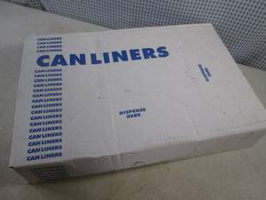(BR3) Box of 250 Can Liners 33 Gallon 33 x 39 Clear 0.65 Mil