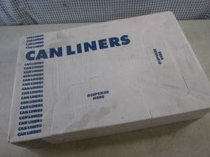 (BR3) Box of 125 Can Liners 40-45 Gallon 40 x 46 Clear 0.70 Mil
