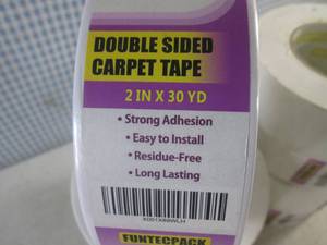 (CS) 8 Rolls of Double Sided Carpet Tape 2 x 30 Yd