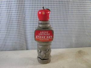 (EW4) Tall Angry Orchard Stone Dry Hard Cider Beer Tap Handle 10 12