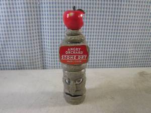 (BS) Short Angry Orchard Stone Dry Hard Cider Beer Tap Handle 8