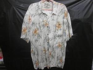 (C-2) Island Shores Short Sleeve Button Front Shirt Size XXL
