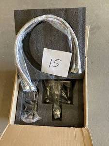 HOMLUX 4 in. Centerset 2-Handle Bathroom Faucet with Drain Kit Included in Brushed Nickel