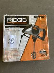 Ridgid R7135 Single-Paddle Mixe Used customer return see pictures