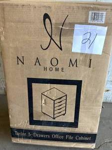 Naomi Taylor 5 Drawers Office File Cabinet