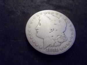 1881 Morgan Silver Dollar