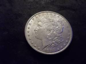 1883 Morgan Silver Dollar