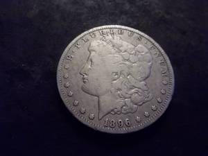 1896 O Morgan Silver Dollar