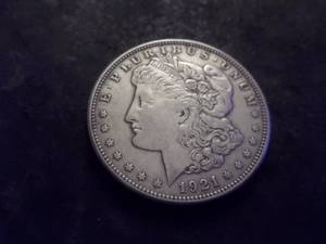 1921 S Morgan Silver Dollar