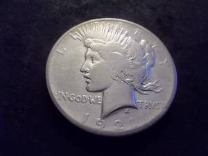 1921 Peace Silver Dollar