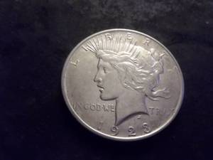 1923 D Peace Silver Dollar
