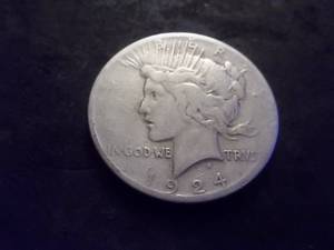 1924 Peace Silver Dollar