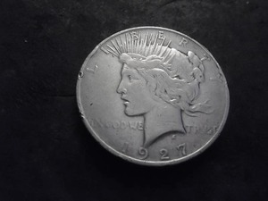 1927 D Peace Silver Dollar