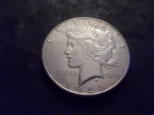 1928 S Peace Silver Dollar