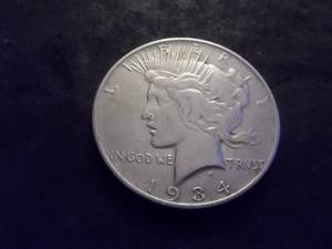 1934 D Peace Silver Dollar