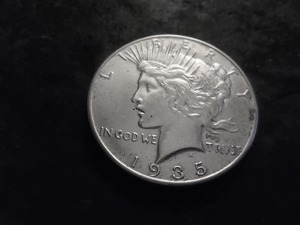1935 Peace Silver Dollar
