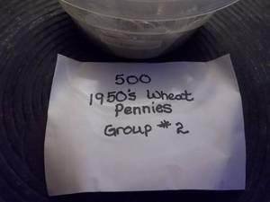 500 Wheat Lincoln Cents