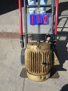 Baldor Super E 10 hp 230460 1725 rpm with pulley. Consignor states it was a spare. We did not test. As shown.
