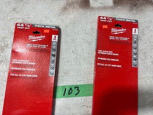 MILWAUKEE 44-78 DEEP CUT THICK METAL PORTABLE BAND SAW BLADES