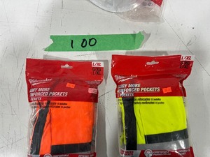 2) SAFETY VESTS & HARD HAT