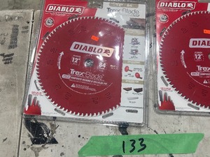 2)  12 DIABLO 84 TOOTH TREX BLADES