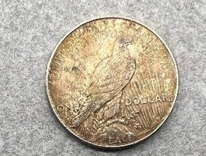 1923D PEACE DOLLAR 90% SILVER