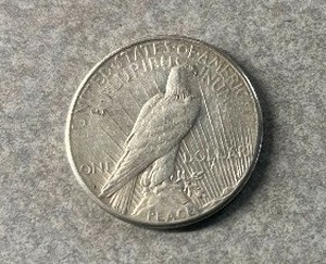 1922S PEACE DOLLAR 90% SILVER